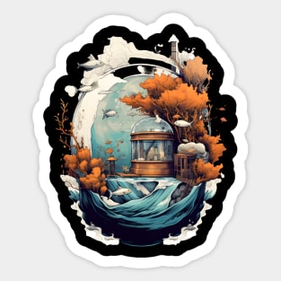 fantasy house Sticker